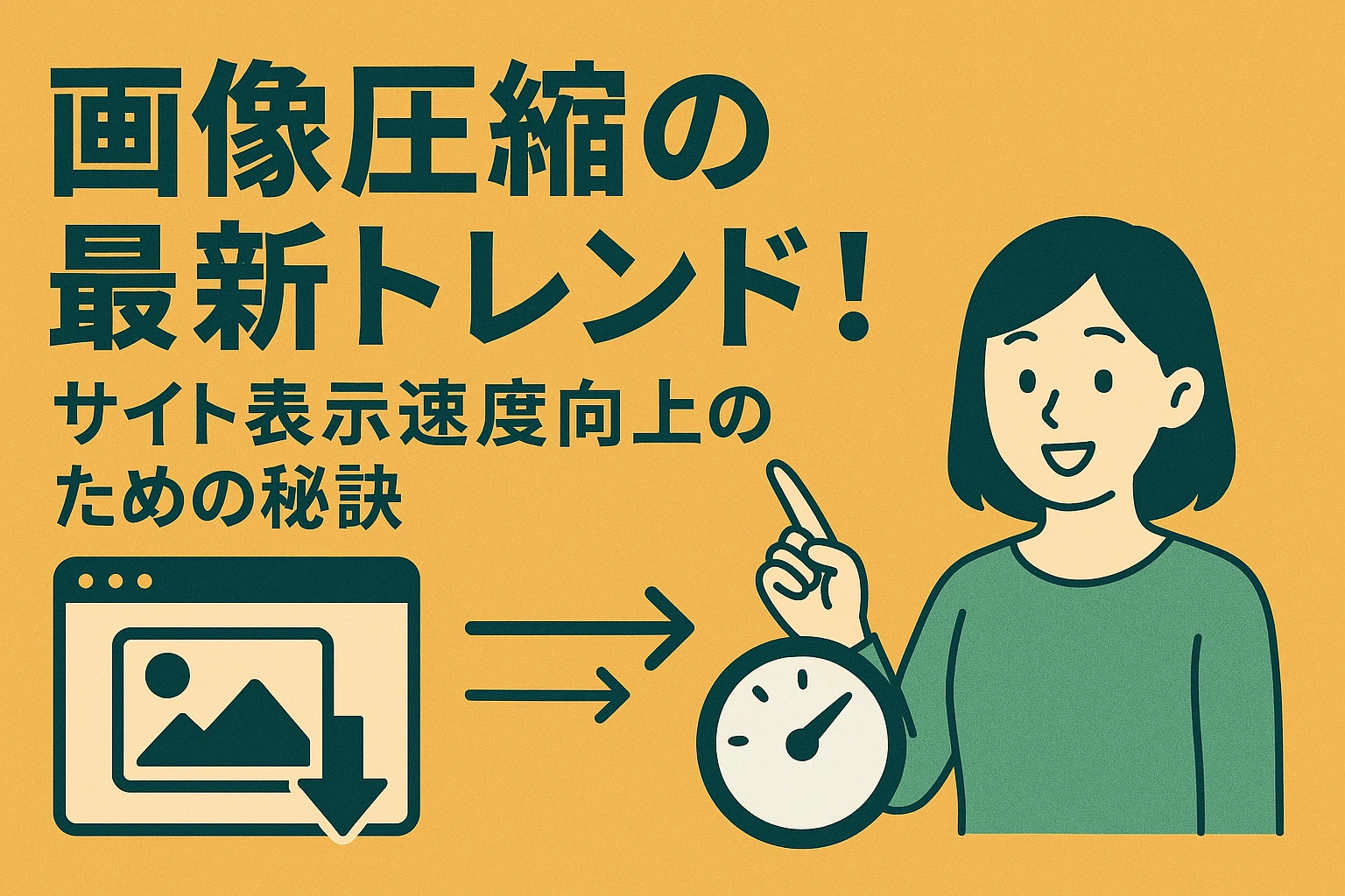 画像圧縮の最新トレンド!サイト表示速度向上のための秘訣