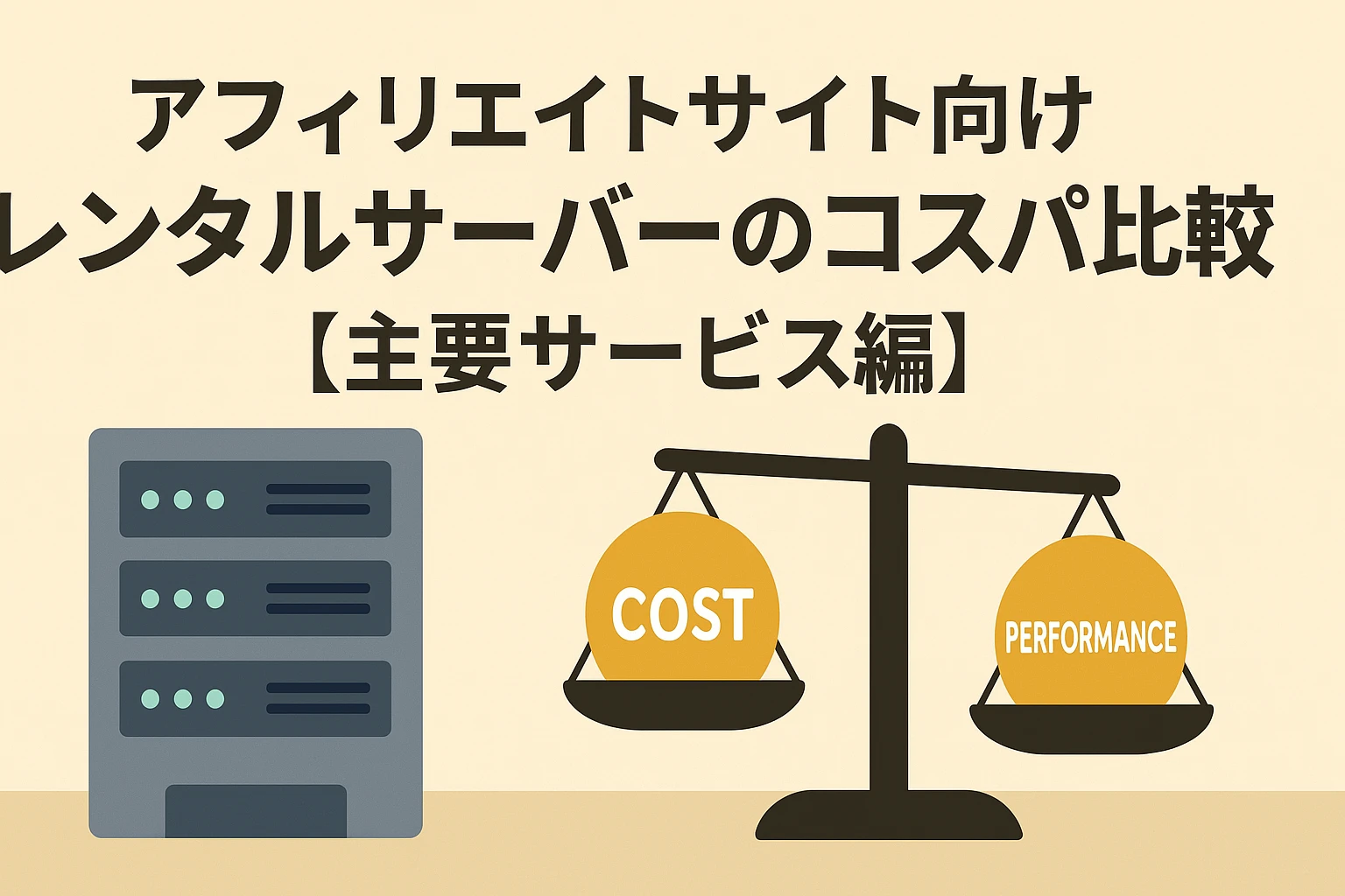 アフィリエイトサイト向けレンタルサーバーのコスパ比較【主要サービス編】