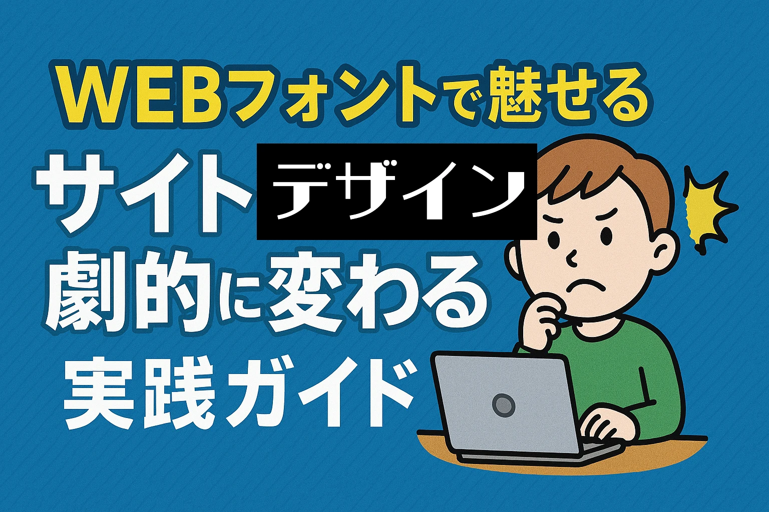 Webフォントで魅せる!サイトデザインが劇的に変わる実践ガイド