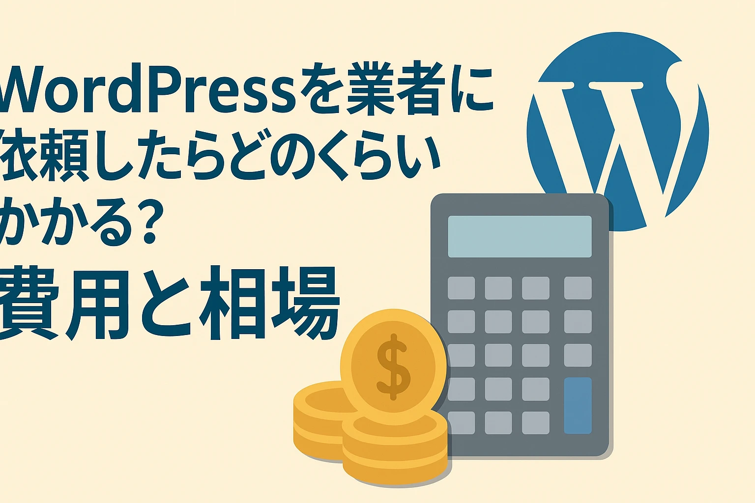 WordPressを業者に依頼したらどのくらいかかる?費用と相場【2024年最新】
